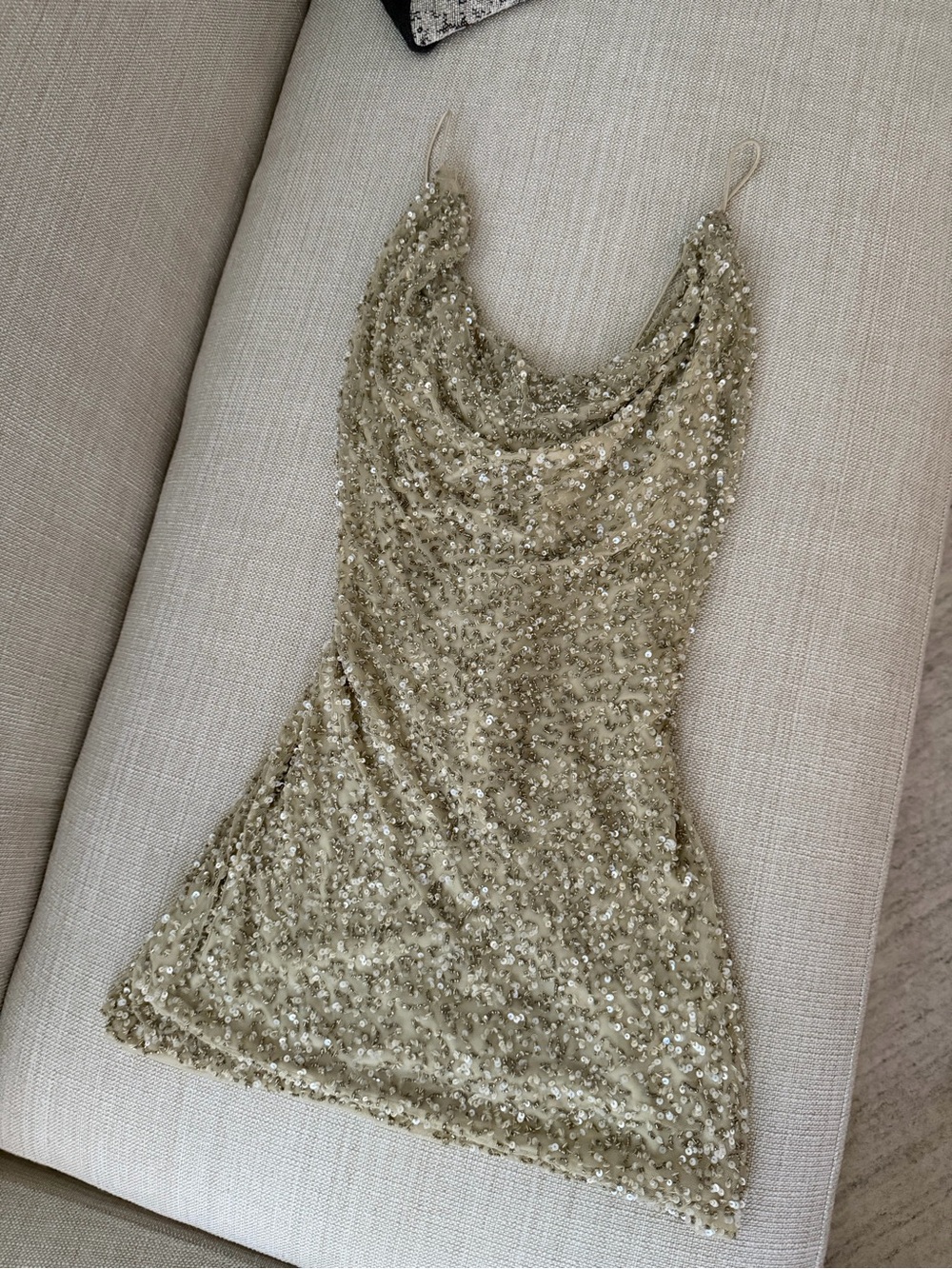 NEW Retrofete Mich Sequin Mini Dress